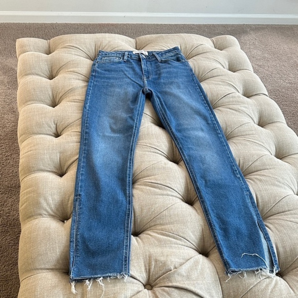 Just Black Women's Straight Leg Jeans in Blue